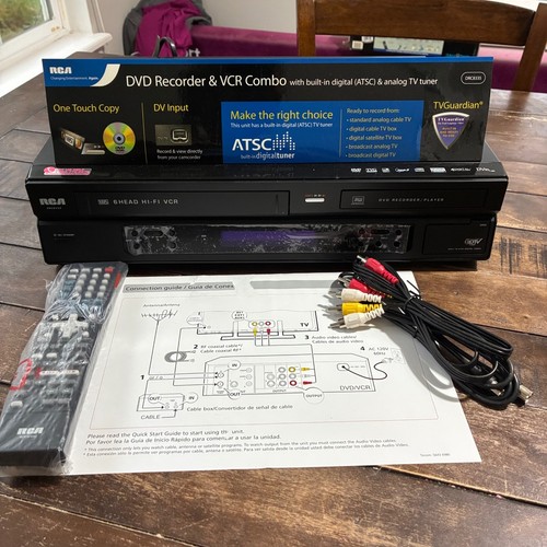 Rca drc8335 dvd recorder vcr - dvd,